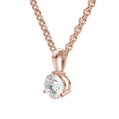 0.75 CT Round Lab-Grown Diamond Elegance Necklace 9