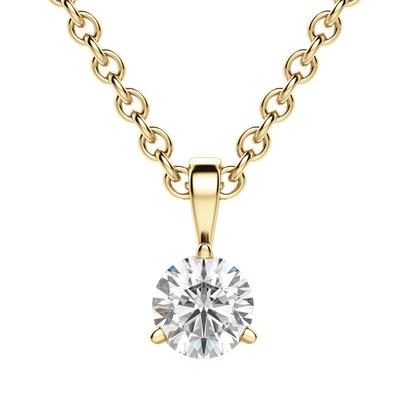 0.75 CT Round Lab-Grown Diamond Elegance Necklace 6