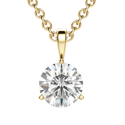 0.75 CT Round Lab-Grown Diamond Elegance Necklace 5