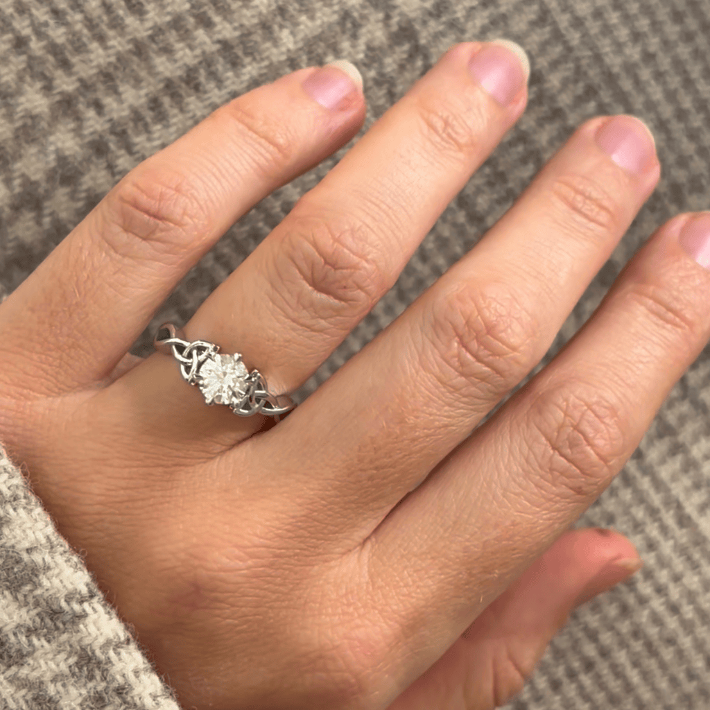 Solitaire-Oval Lab Grown Diamond Engagement Ring