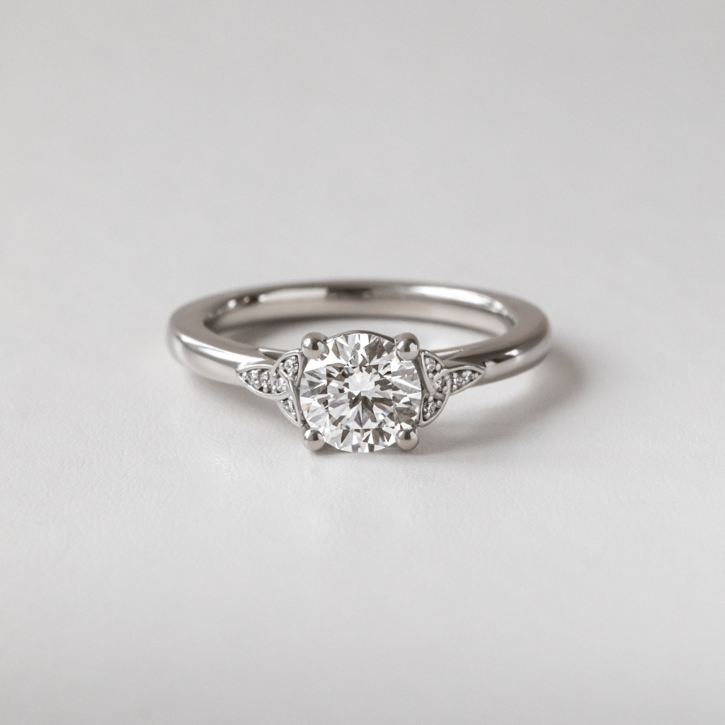 Solitaire-Oval Lab Grown Diamond Engagement Ring