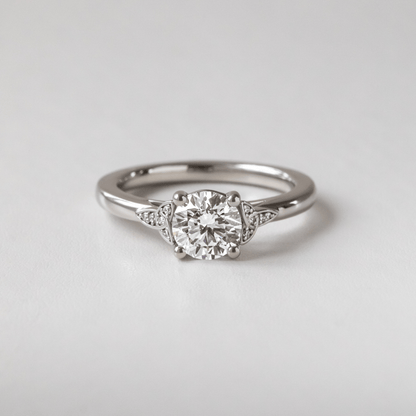 Solitaire-Oval Lab Grown Diamond Engagement Ring