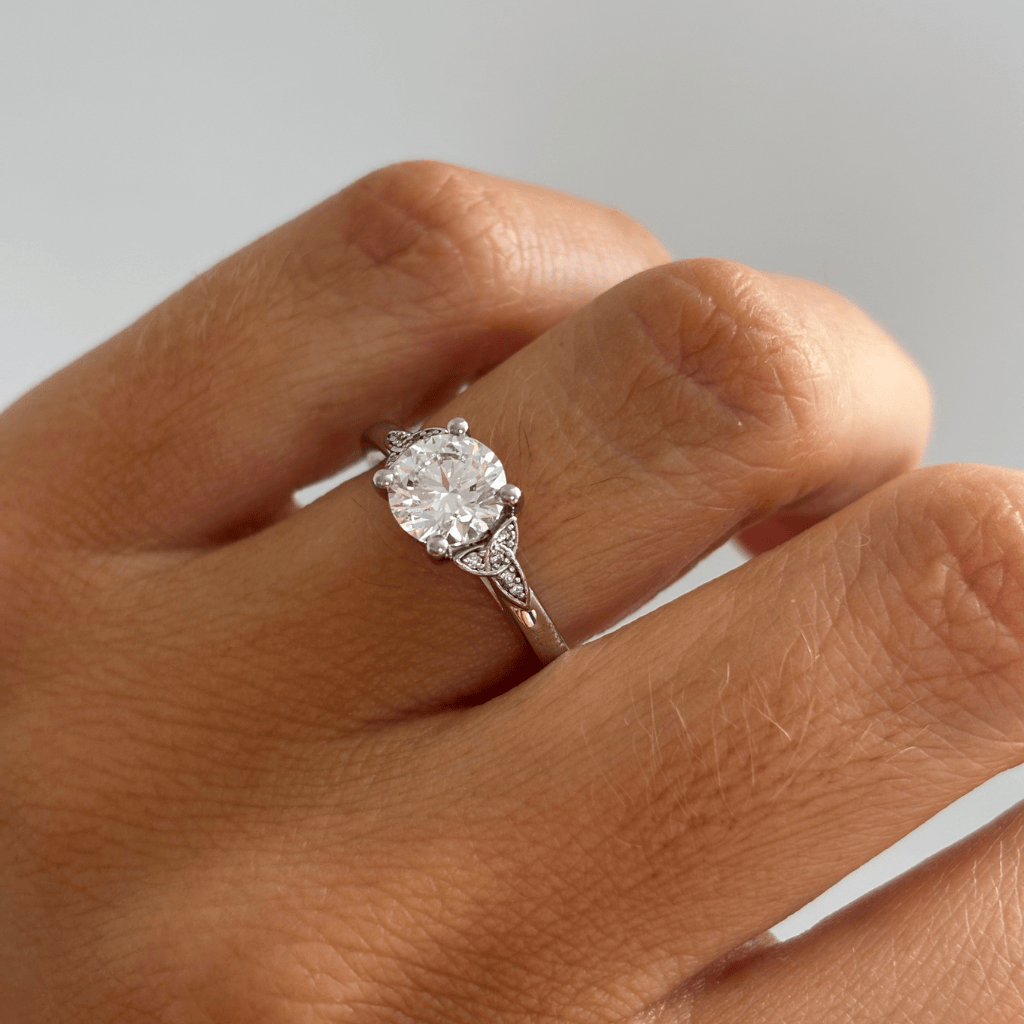 Solitaire-Oval Lab Grown Diamond Engagement Ring