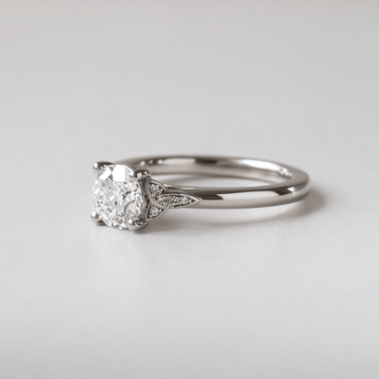 Solitaire-Oval Lab Grown Diamond Engagement Ring