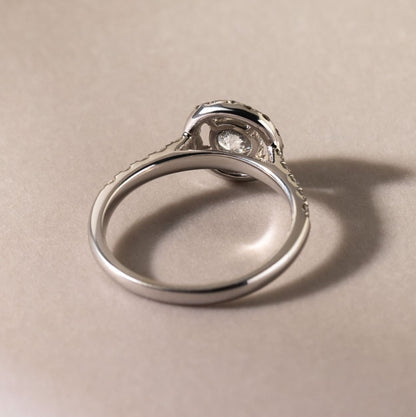 Solitaire-Oval Lab Grown Diamond Engagement Ring
