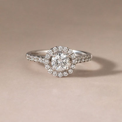 Solitaire-Oval Lab Grown Diamond Engagement Ring