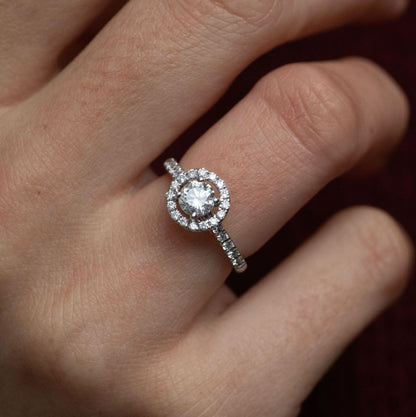 Solitaire-Oval Lab Grown Diamond Engagement Ring