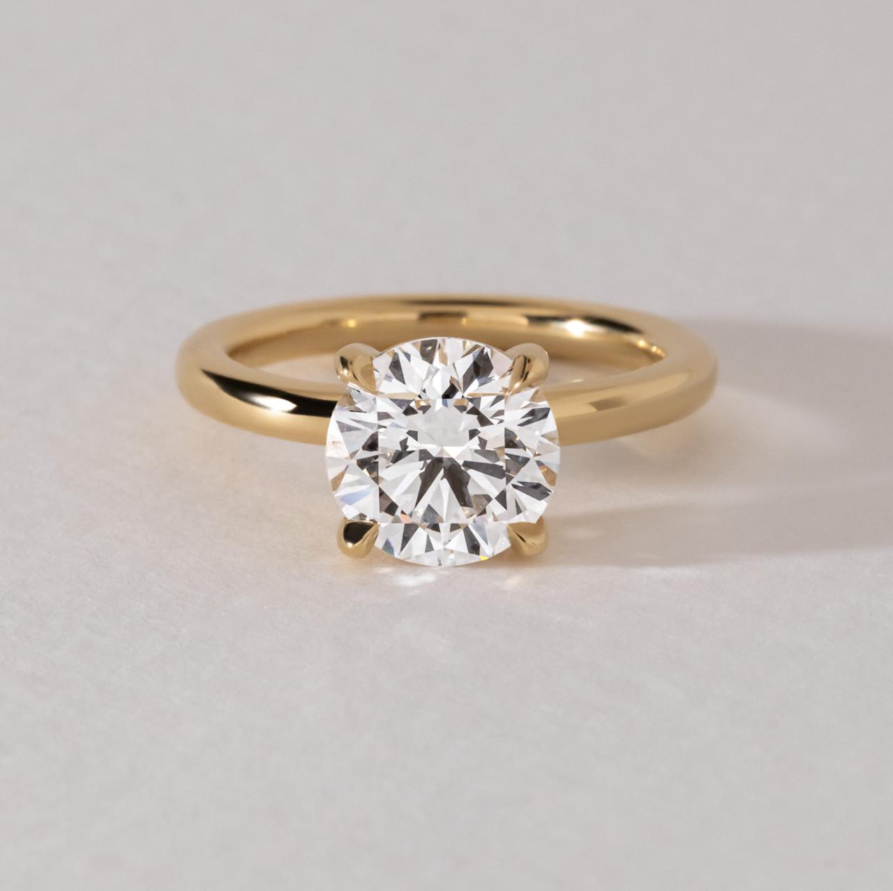Solitaire-Oval Lab Grown Diamond Engagement Ring
