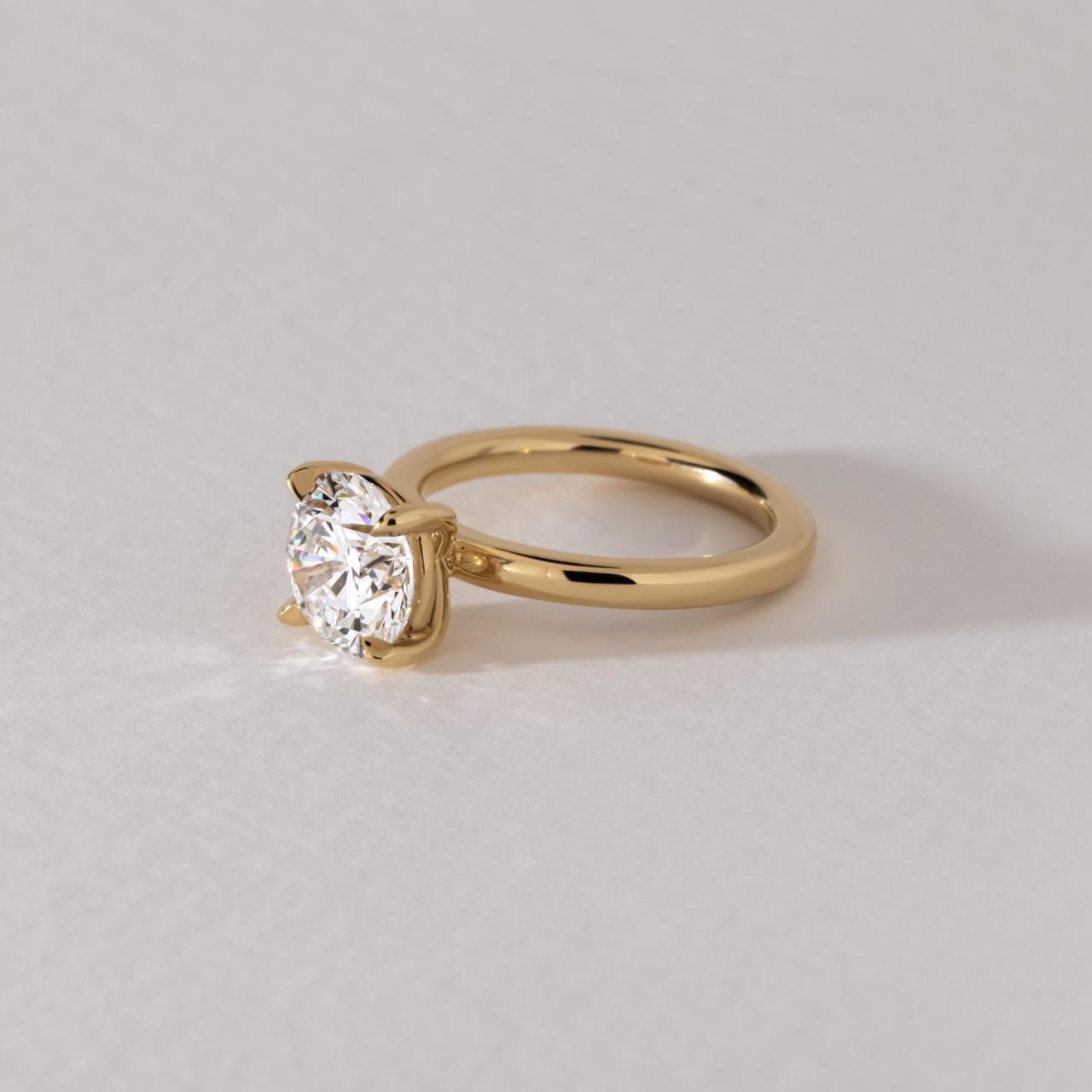 Solitaire-Oval Lab Grown Diamond Engagement Ring