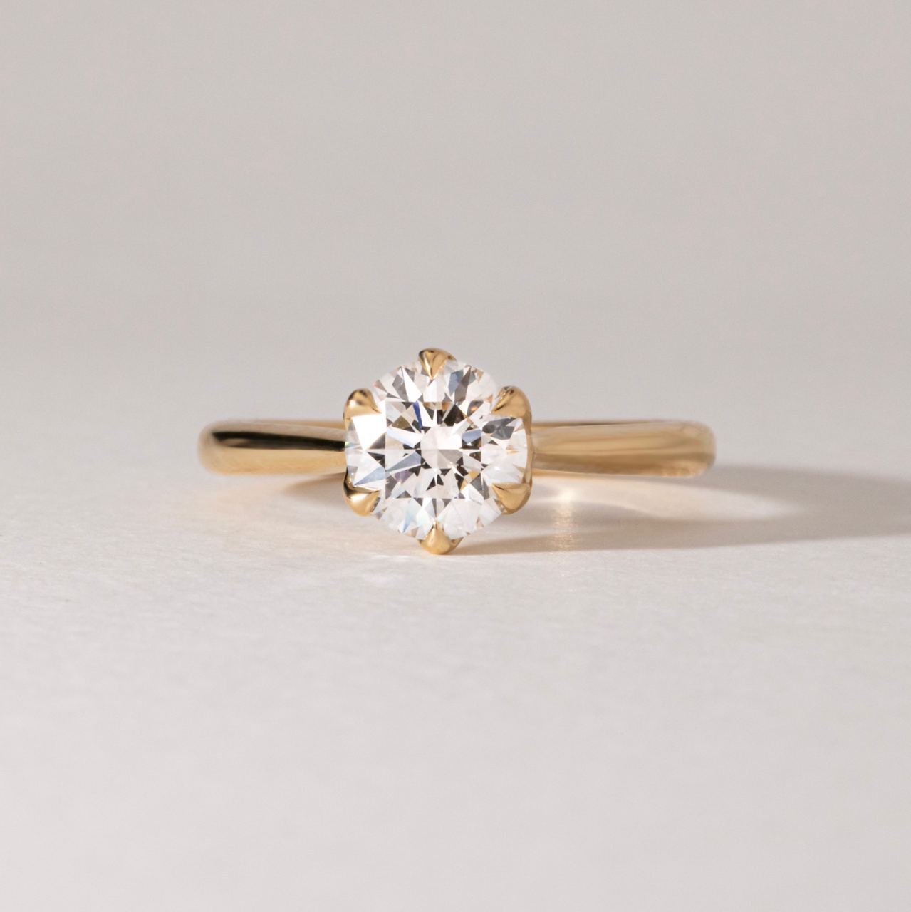 Solitaire-Oval Lab Grown Diamond Engagement Ring