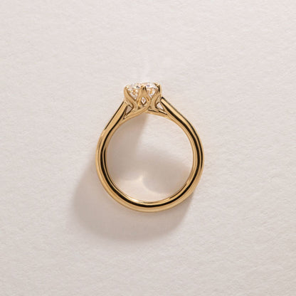 Solitaire-Oval Lab Grown Diamond Engagement Ring