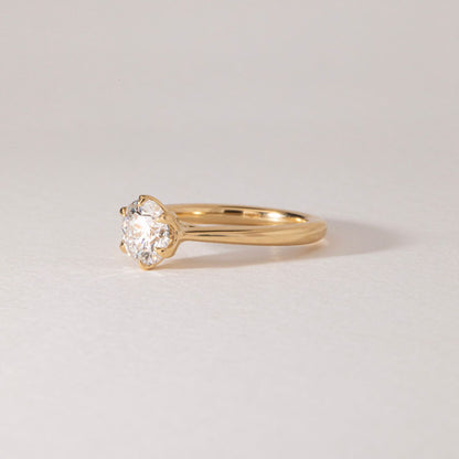 Solitaire-Oval Lab Grown Diamond Engagement Ring