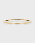 Load image into Gallery viewer, Elegant 0.05 CT Round Lab-Grown Diamond Gold Bangle Bracelet
