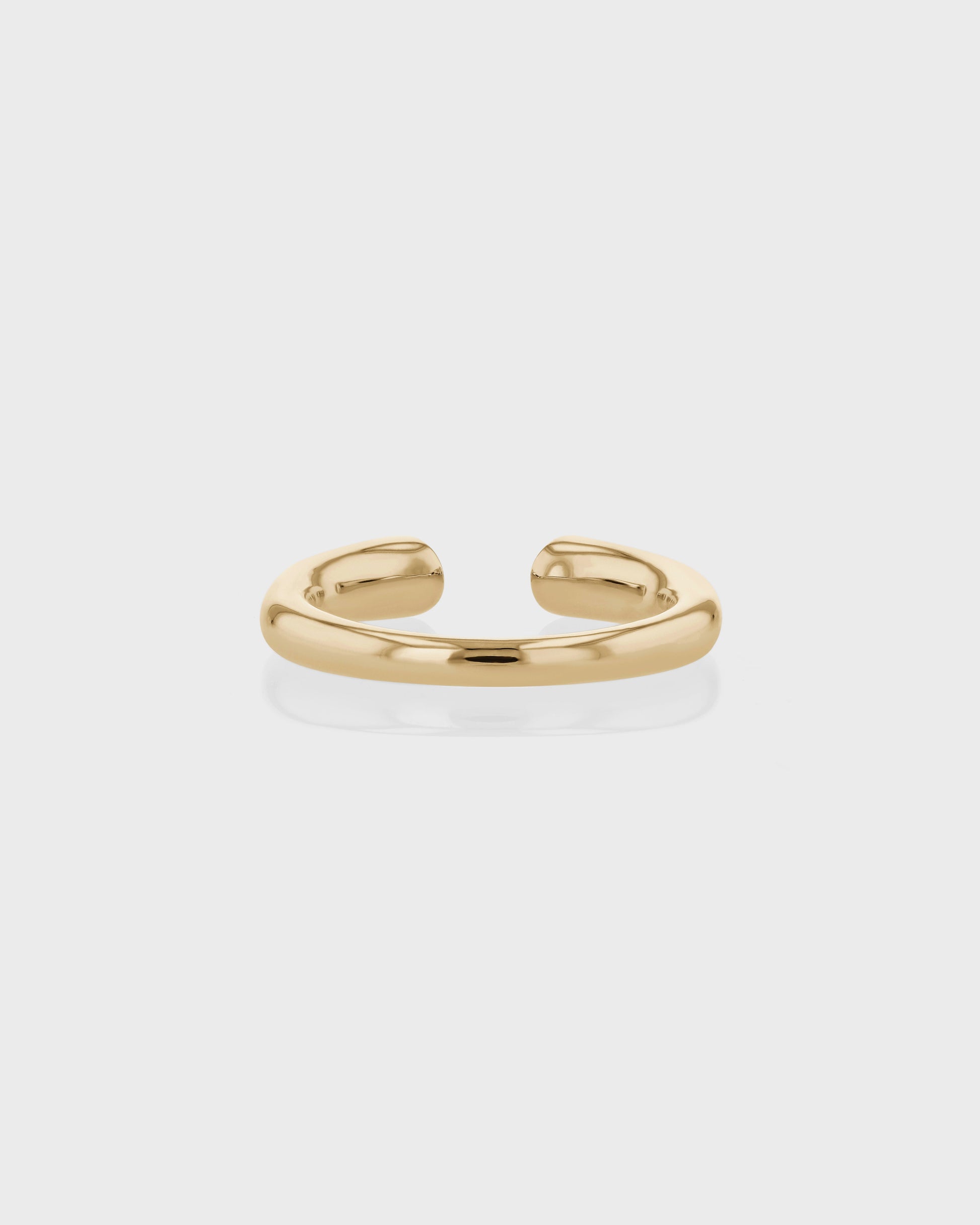 Elegant 0.50 TCW Round Lab Grown Diamond Open Band Ring 8