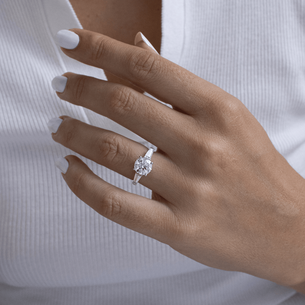 Solitaire-Oval Lab Grown Diamond Engagement Ring