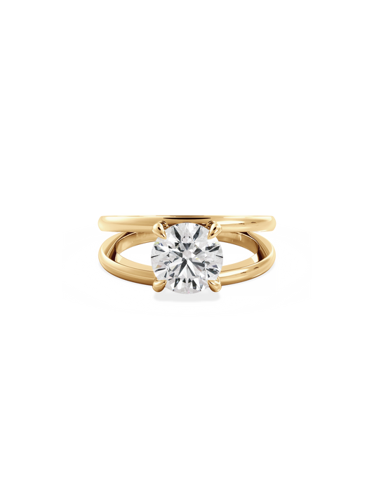 Solitaire-Oval Lab Grown Diamond Engagement Ring