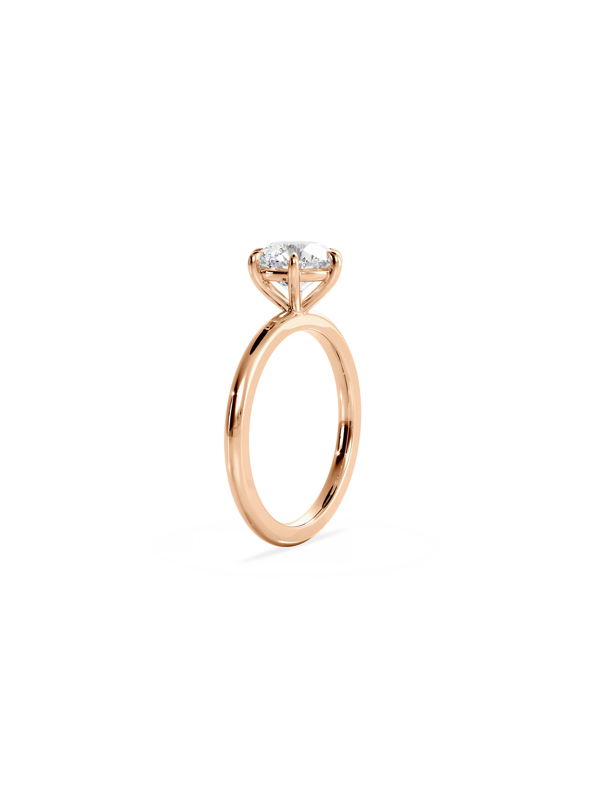 Solitaire-Oval Lab Grown Diamond Engagement Ring