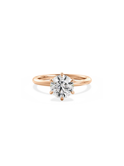 Solitaire-Oval Lab Grown Diamond Engagement Ring