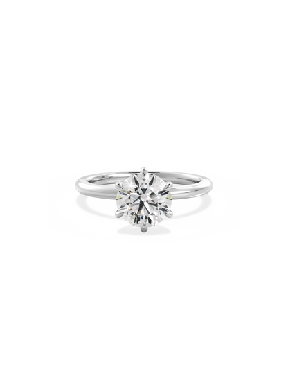 Solitaire-Oval Lab Grown Diamond Engagement Ring
