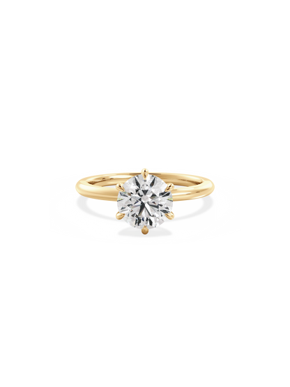 Solitaire-Oval Lab Grown Diamond Engagement Ring