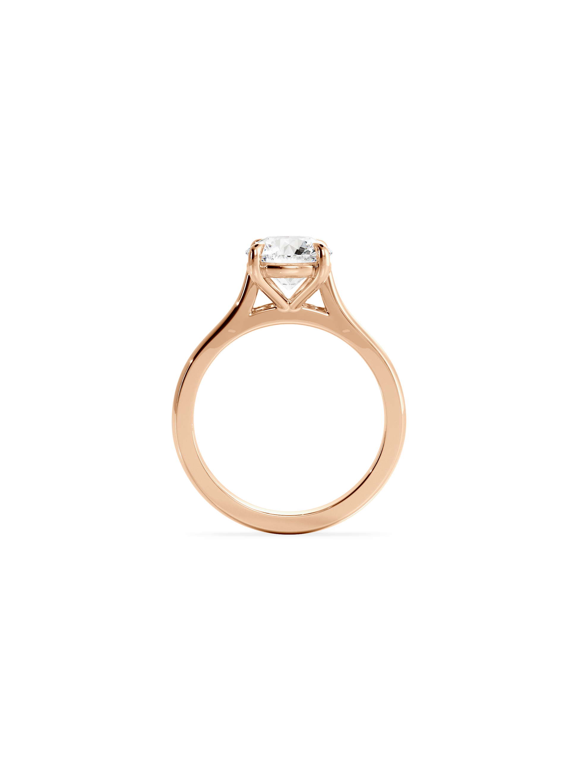 Solitaire-Oval Lab Grown Diamond Engagement Ring