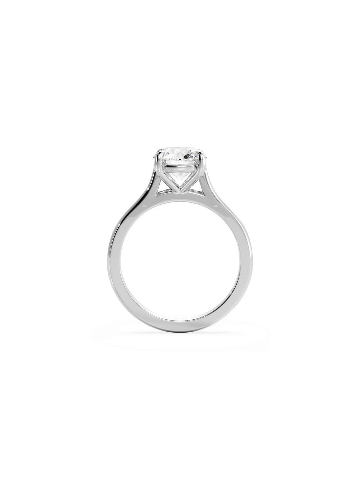 Solitaire-Oval Lab Grown Diamond Engagement Ring