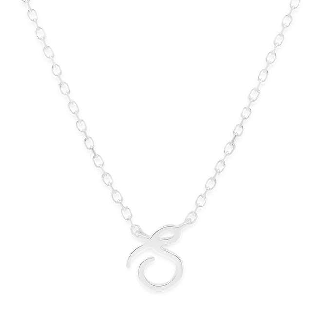 Simple Love Letter Initial Necklace