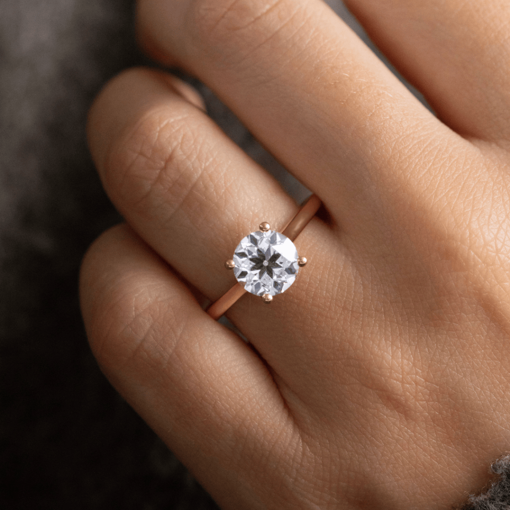 Solitaire-Oval Lab Grown Diamond Engagement Ring