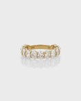 Load image into Gallery viewer, 0.50 TCW Oval Lab Grown Diamond Half Eternity Wedding Band
