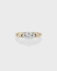 Load image into Gallery viewer, 1.0 CT Marquise Lab Grown Diamond Solitaire Engagement Ring in Yellow Gold
