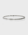 Load image into Gallery viewer, Line Textured Bangle Bracelet
