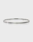 Load image into Gallery viewer, Line Textured Bangle Bracelet
