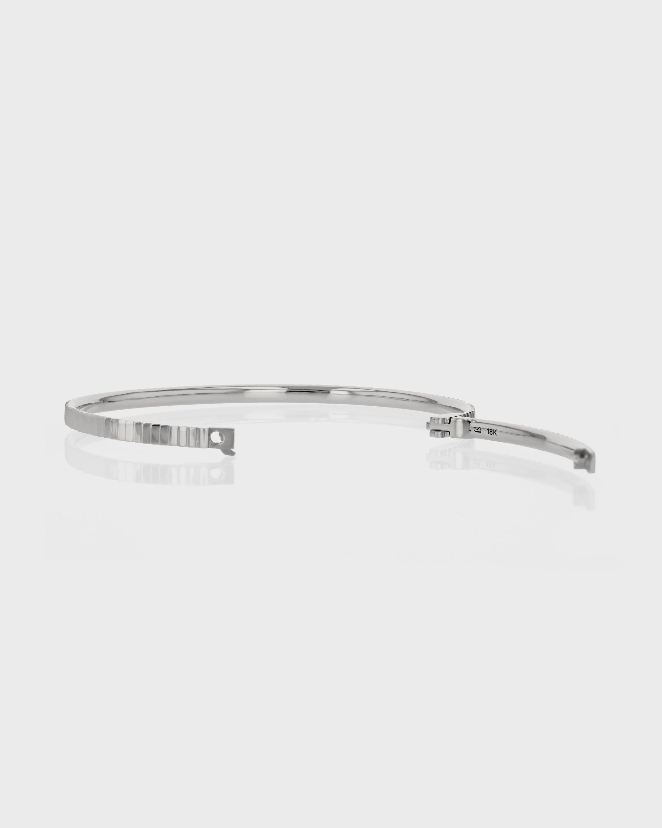 Line Textured Bangle Bracelet