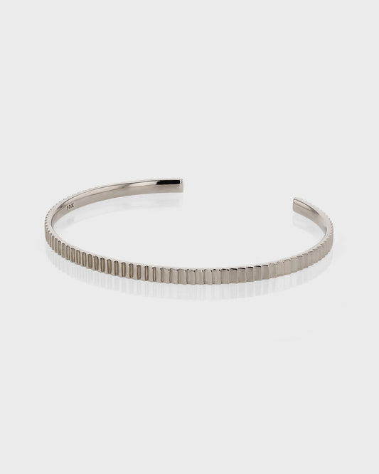 Line Textured Cuff Bracelet