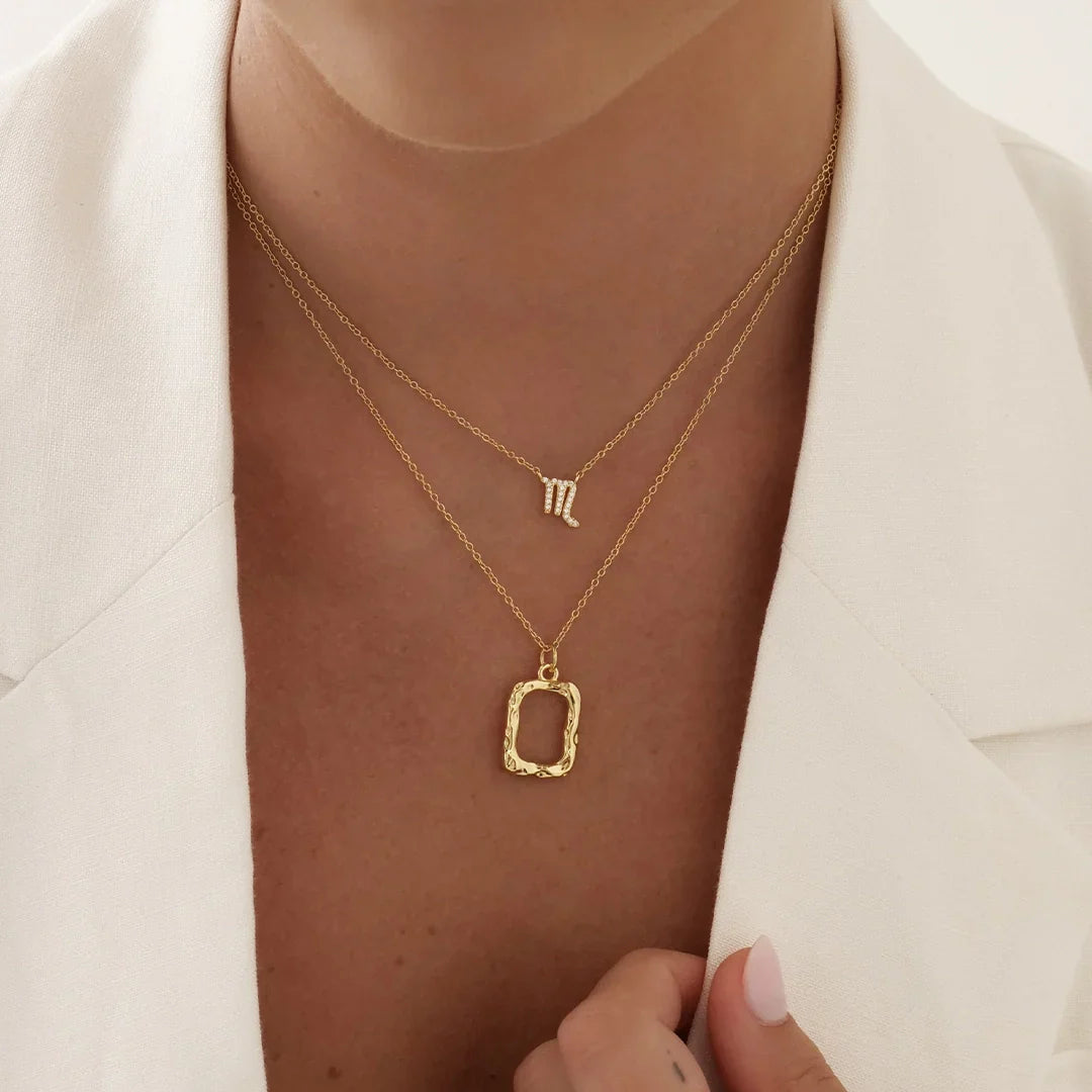 0.7 TCW Round Lab-Grown Diamond Scorpio Zodiac Pendant Necklace 3