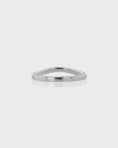 Load image into Gallery viewer, 0.50 TCW Round Lab Grown Diamond Contour Elegance Wedding Band
