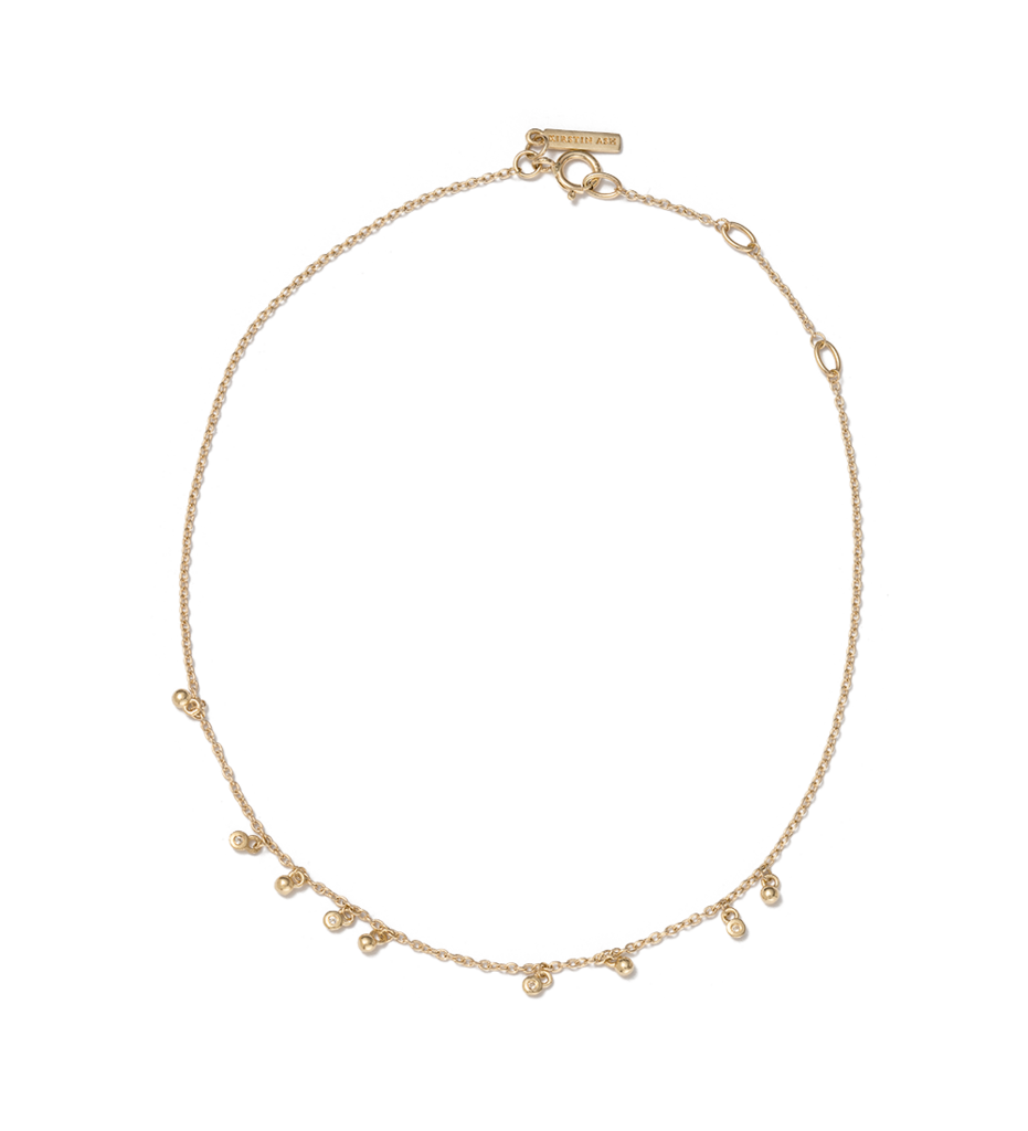 Radiant Gold Ocean Breeze Anklet