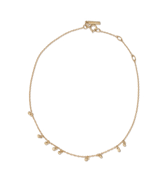 Radiant Gold Ocean Breeze Anklet