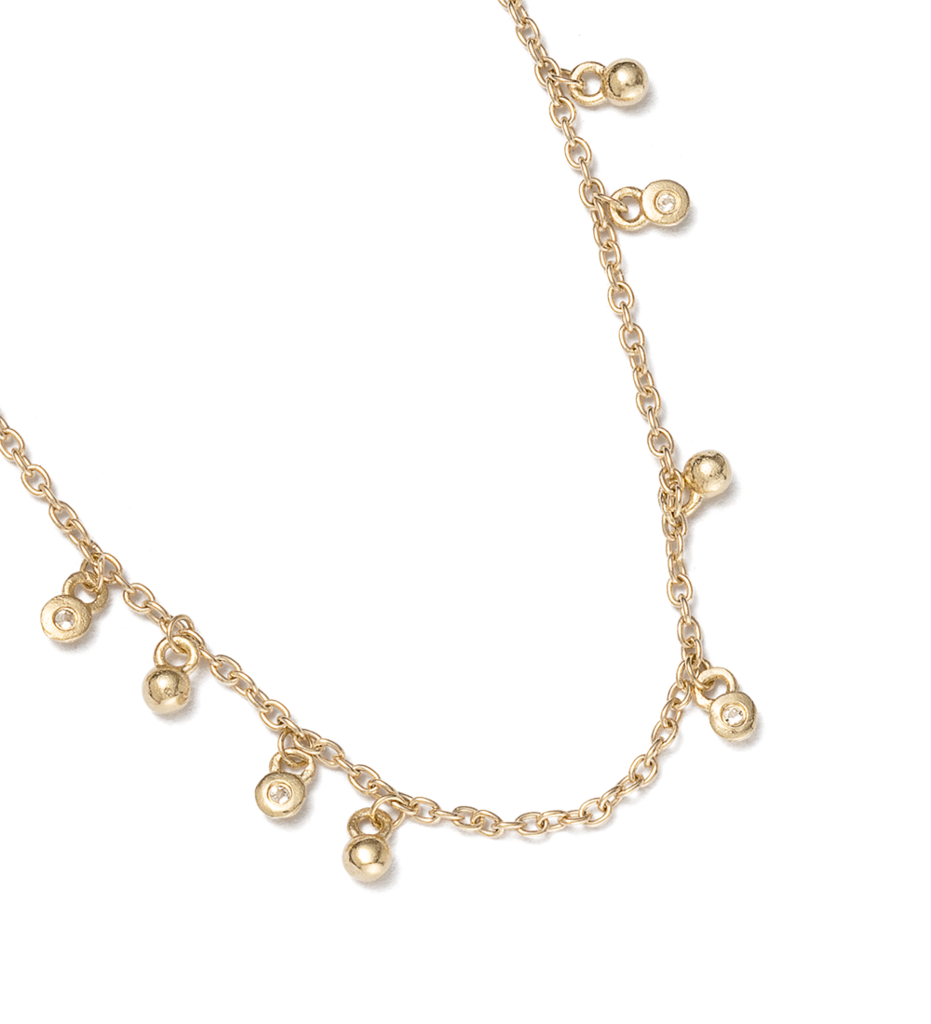 Radiant Gold Ocean Breeze Anklet