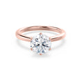 Load image into Gallery viewer, 1.0 CT Round Lab-Grown Diamond Solitaire Engagement Ring
