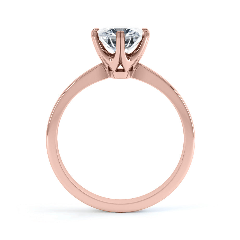 1.0 CT Round Lab-Grown Diamond Solitaire Engagement Ring 5