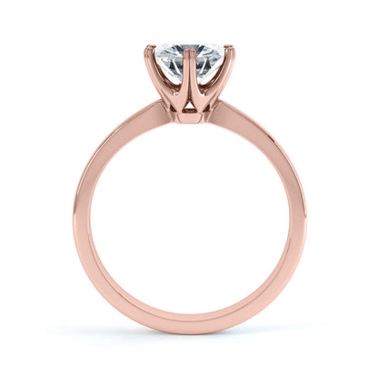 1.0 CT Round Lab-Grown Diamond Solitaire Engagement Ring 5
