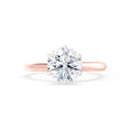 Load image into Gallery viewer, 1.0 CT Round Lab-Grown Diamond Solitaire Engagement Ring
