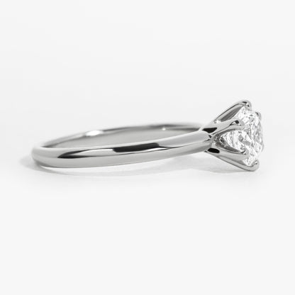 Solitaire-Oval Lab Grown Diamond Engagement Ring
