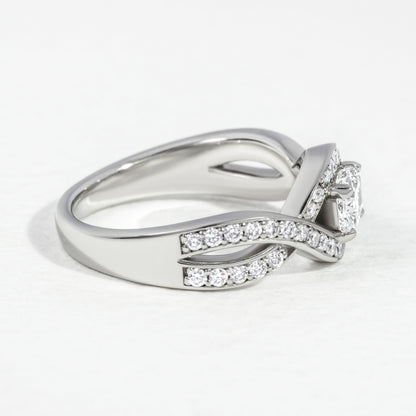 Solitaire-Oval Lab Grown Diamond Engagement Ring