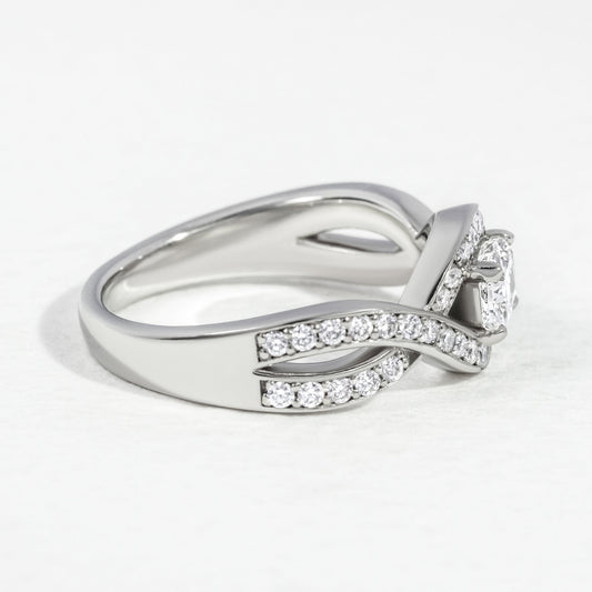 Solitaire-Oval Lab Grown Diamond Engagement Ring