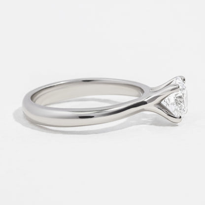 Solitaire-Oval Lab Grown Diamond Engagement Ring