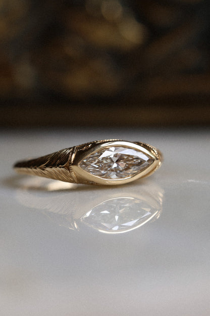 Solitaire Cathedral- 1.8 CT Cushion Lab Grown Diamond Wedding Band