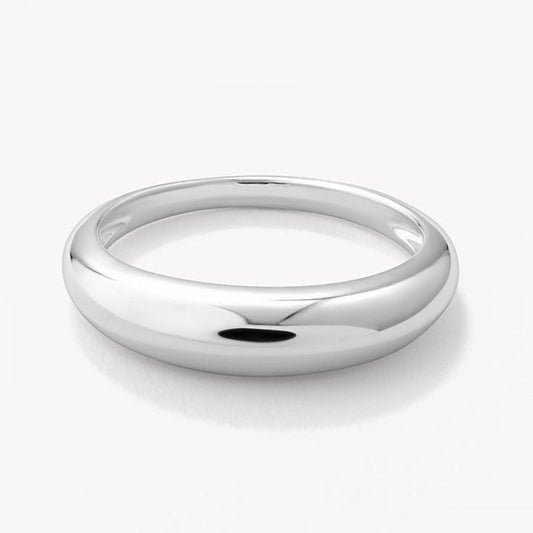 Elegant Silhouette Wedding Band