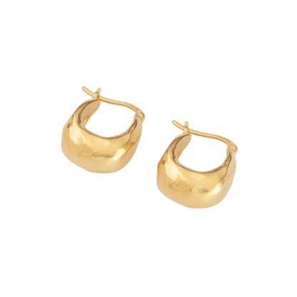 Golden Essence Petite Hoop Earrings 3